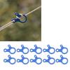 3 Holes Rope Tensioner Guy Line Cord Tightening Adjusters for Tent Camping Hiking Backpacking Outdoor Activity