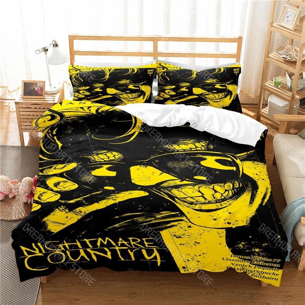 3D Printed S-Sandman Bedding Set for Boys Girls Duvet Cover And Pillowcase Included Twin Queen King Full Single Double Sizes