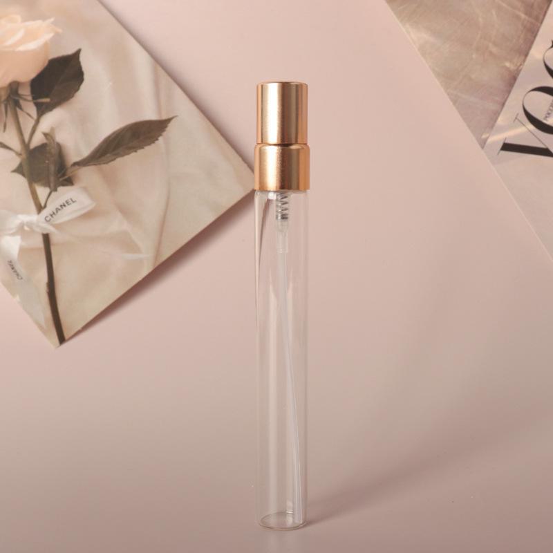 2/3/5/10ml High-End Transparent Glass Perfume Spray Bottle - Portable and Refillable