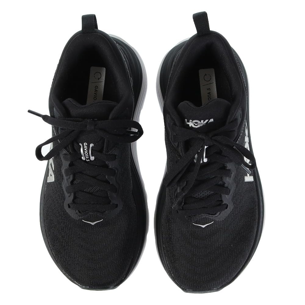 HOKA ONE ONE GAVIOTA 5 Black Running Shoes Women's All-Season (1134235 BW)