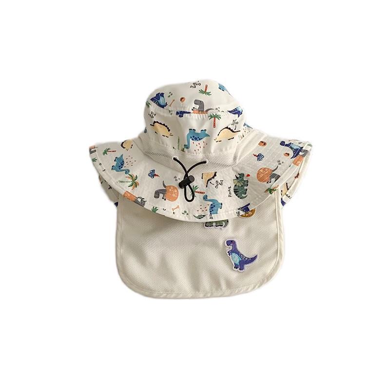 Children's Cartoon Wide Brim Beach Sun Hat