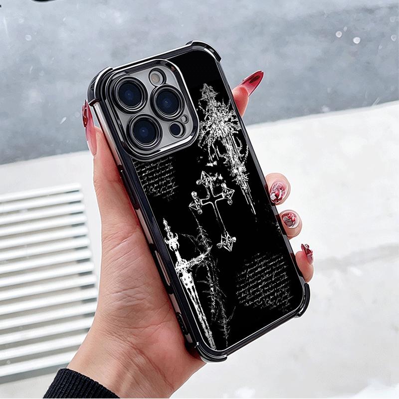 Gothic Cyber Sigil Cross Soft Phone Case For Xiaomi Poco X7 X8 Pro Max X6 X5 X3 F8 Ultra F7 M8 M7 M5S Redmi 15C 15A 15 14C 13C 1
