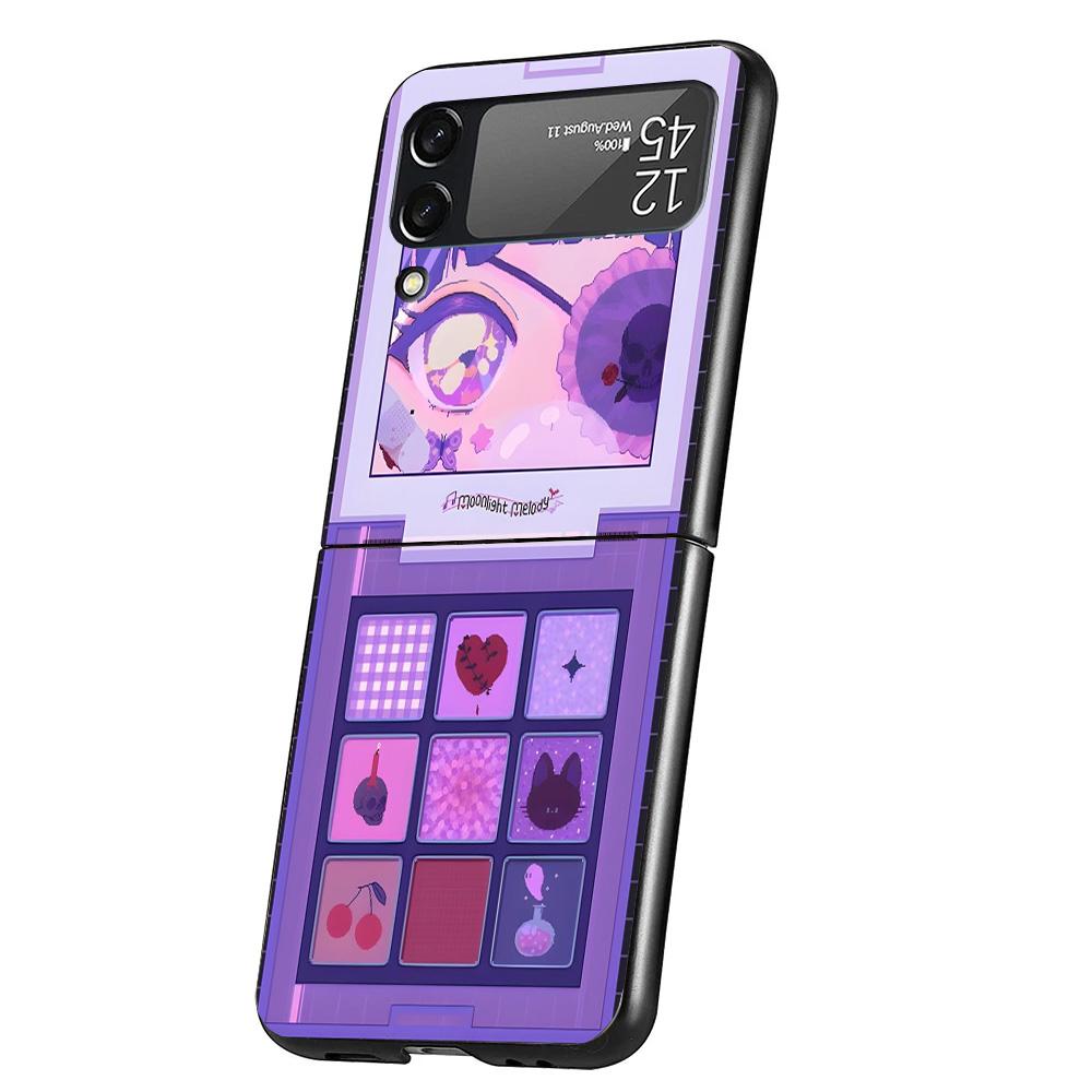 

Cartoon Cute Girls Phone Back Phone Case For Samsung Galaxy Z Flip 7 6 5 4 3 5G Cover ZFlip7 ZFlip6 ZFlip4 ZFlip5 ZFlip3 Coque F Samsung Z Flip