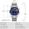 Berny Men's Diver Watch Automatic 20ATM Waterproof Sapphire Glass Super Luminous