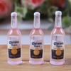 3pcs Simulation Miniature Beer Bottle Wine Mini Wine Bottle Wine Bottle Model Mini  Doll Accessories
