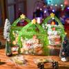 Weihnachtsbaum-Festival-Geschenk-Griff-Taschen für Süßigkeiten, Kekse, Kekse, Schokolade, Verpackungstaschen, Geburtstagspartys, Urlaubsdekor