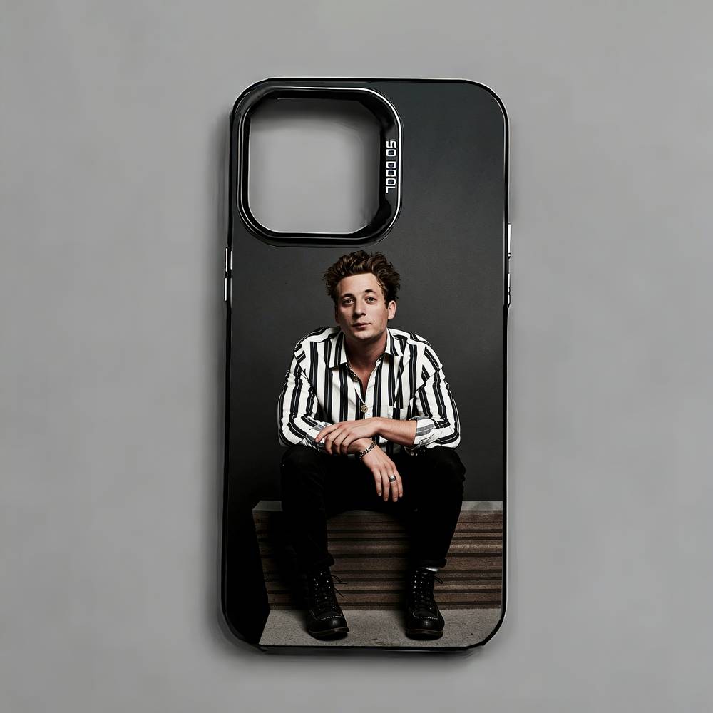 Jeremy-y Allen-n Weißer Schauspieler Handyhülle Für iPhone 17,16,15,14,13,12,11 Plus,Pro Max,XS,Bunte Silberne Handyhülle Funda Cover
