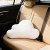 Car cloud-shaped pillow - Short fleece soft car pillow lumbar support