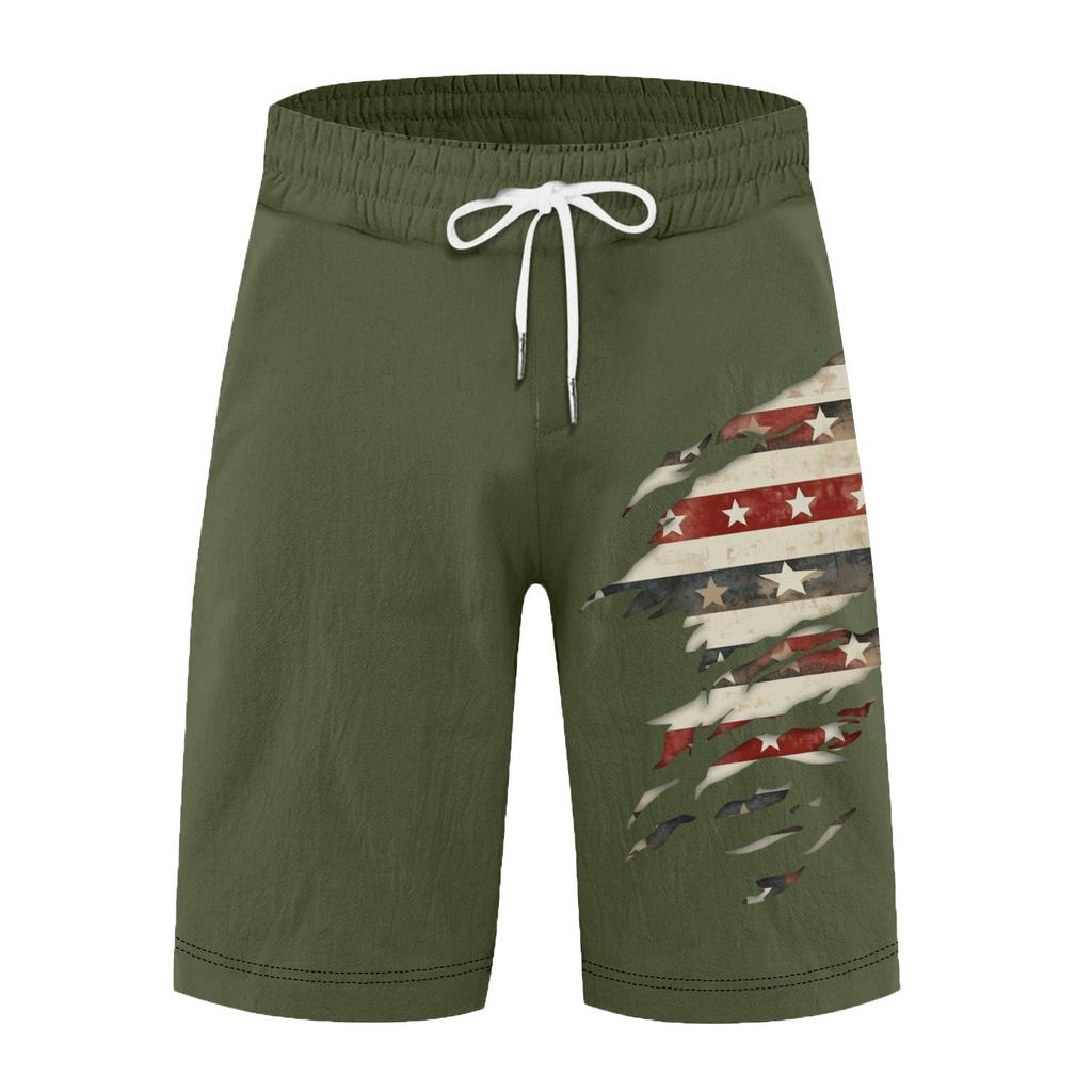 Men's Summer Large Casual Loose Sports Pants Beach Shorts