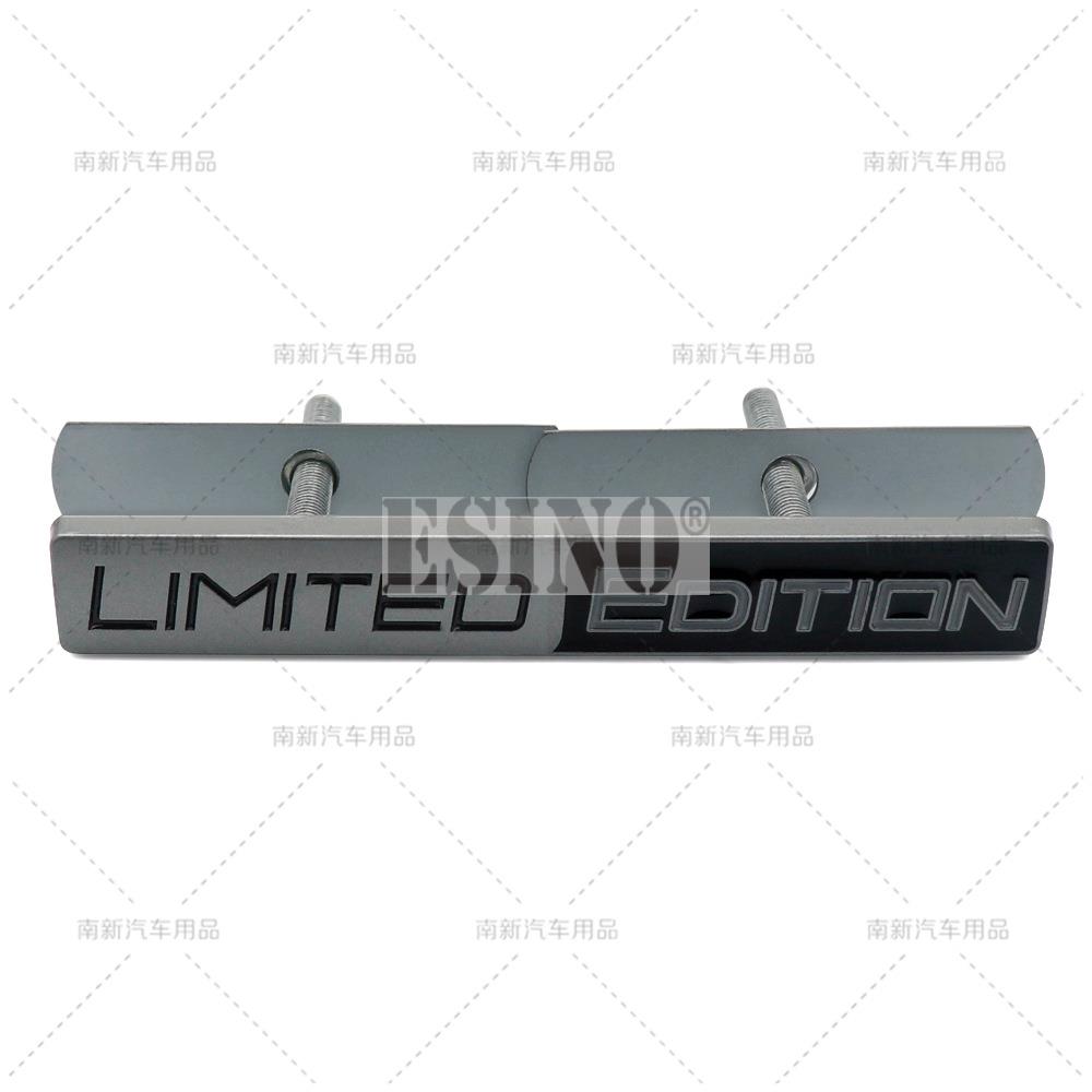 Car Styling 3D Limted Edition Decorative Metal Grill Emblem Rear Trunk Badge Fender Sticker Body Decal Car Accessories