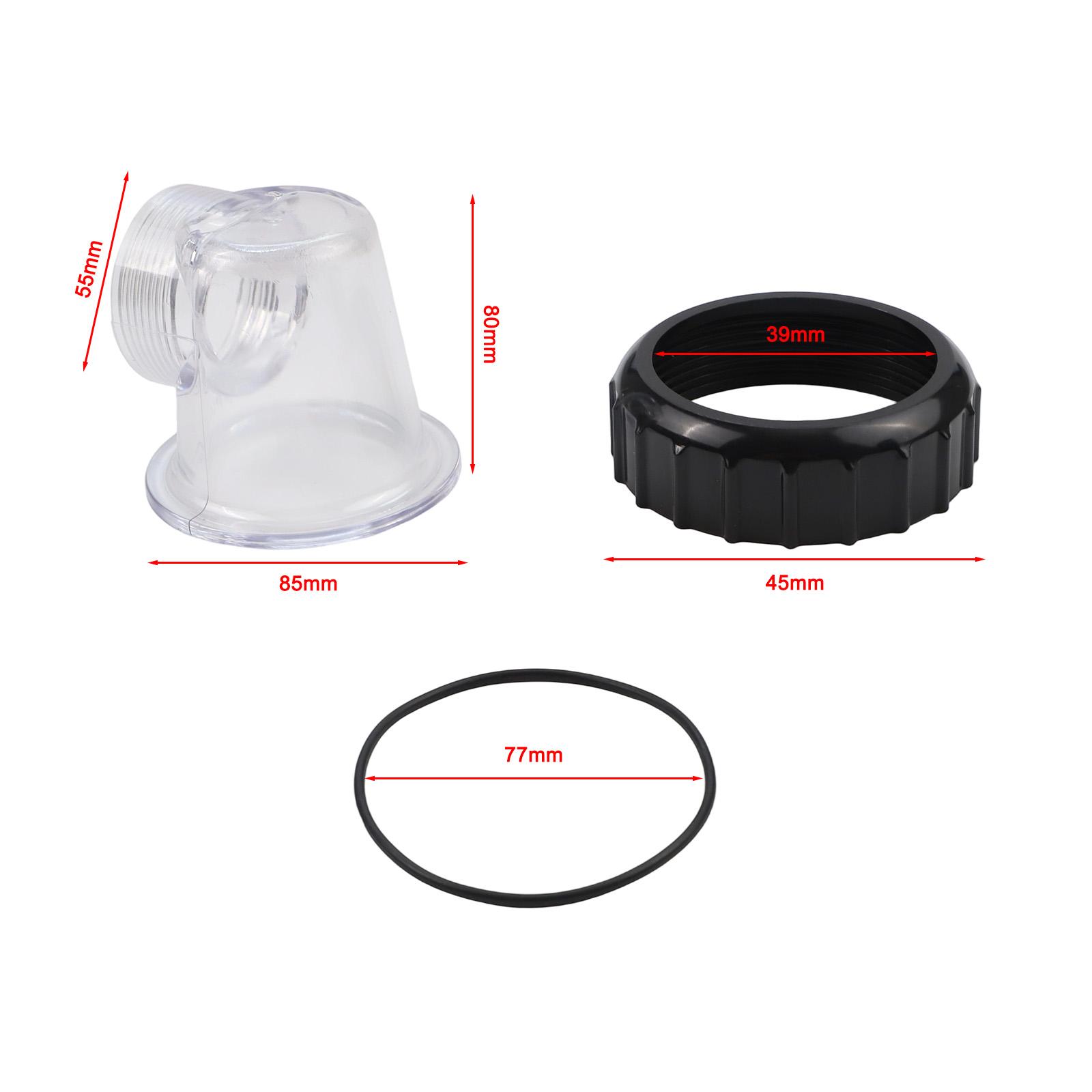 

Pump Maintenance Transparent Pre-Filter Lid Cost-effective Pool Maintenance Solution Efficiency Easy Installation China Mainland