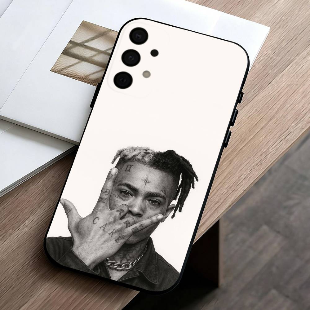 

Чехол для телефона R-Rapper X-XXXTentacionS для Samsung Galaxy A73,A72,A71,A70,A53,A52,A51,Другие Мягкий черный корпус Samsung a51 4g