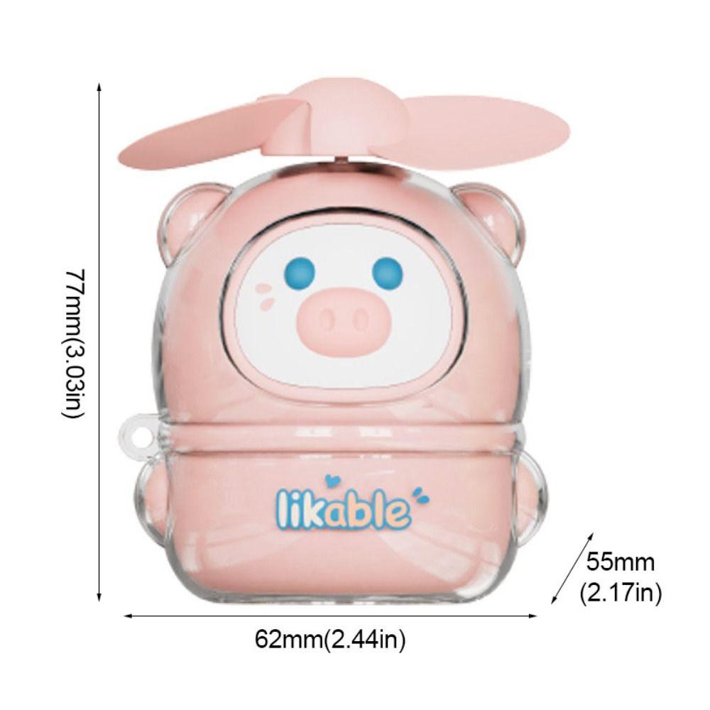 Handheld Desk Fan Panda Pocket Fan Creative Mini Fan  Girl