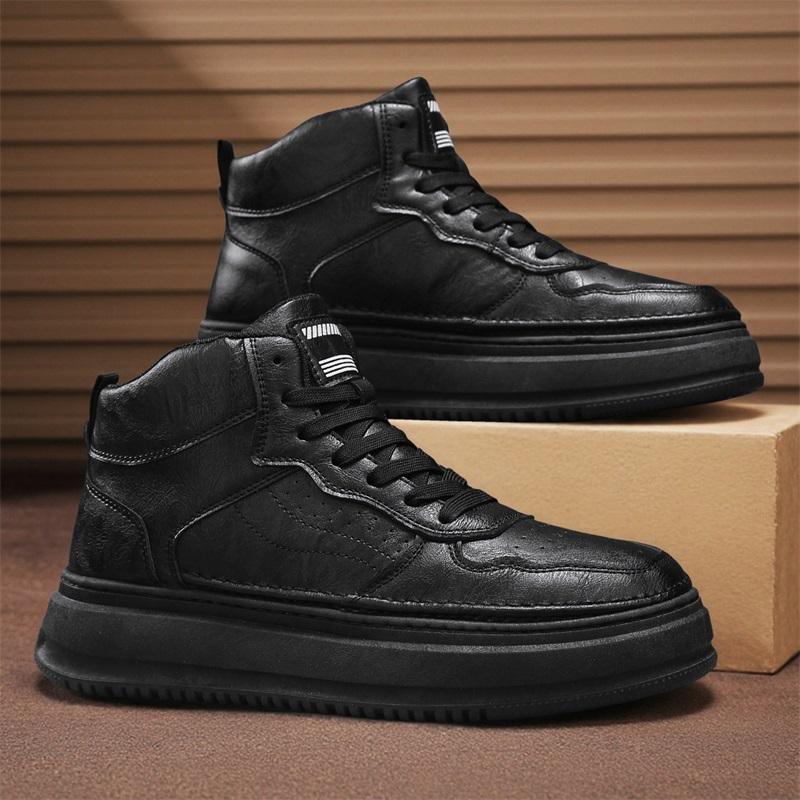 New Fashion Autumn And Winter Men's Low Top Martin Boots Students Male Boys Trending Soft Sole Work Shoes Labor Protection Martin Sneakers