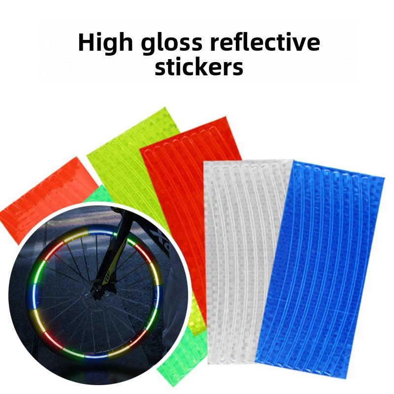 Car Stickers & Wheel Reflective Stickers: Enhance Vehicle Safety & Style. Suitable for Cars, Bicycles & Mountain Bikes