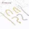 5CM Brass Extension Chain 18K Gold Plated Bulk Bracelet Tail Chain Connector DIY Chains Accessories Supplies For Jewelry