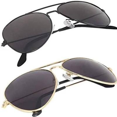 Men's and Women's Pilot Sunglasses Outdoor Riding Sport Eyewear  Lightweight Metal Frames Vintage UV400 Shades Sun Glasses