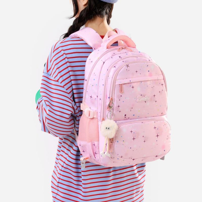 Leicht Atmungsaktiv Pupille Schulrucksack Niedlich Süß Mittelschulmädchen Rucksack Modisch Bunt Große Kapazität Schultasche für Klasse 3-6