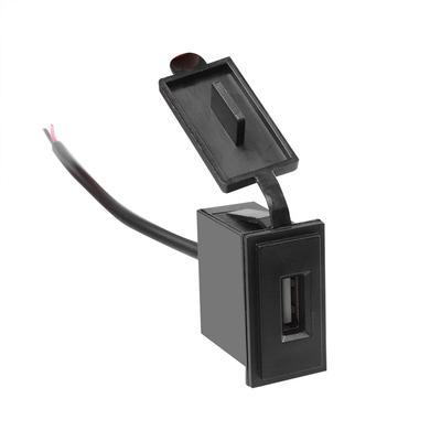 USB Autoladegerät 12-24V 2.4A Adapter Quadratische Form Wasserdichte Steckdose Netzteil Schalter Für Motorrad Wohnmobil Kreuzfahrtschiff Ladegerät