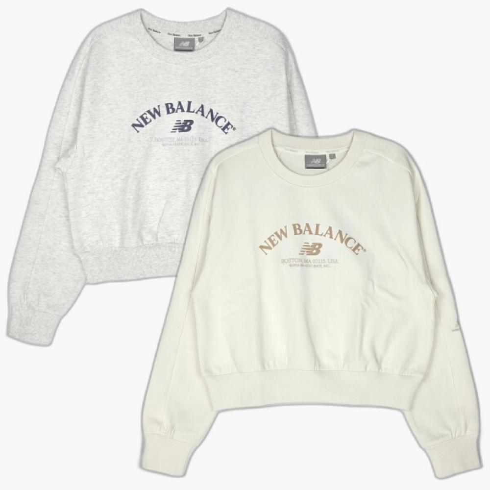 

New Balance Футболка Женская Фирменная Без Флиса Полуукороченная Круглая Nbncd3w822 (64)Cream/085(S)