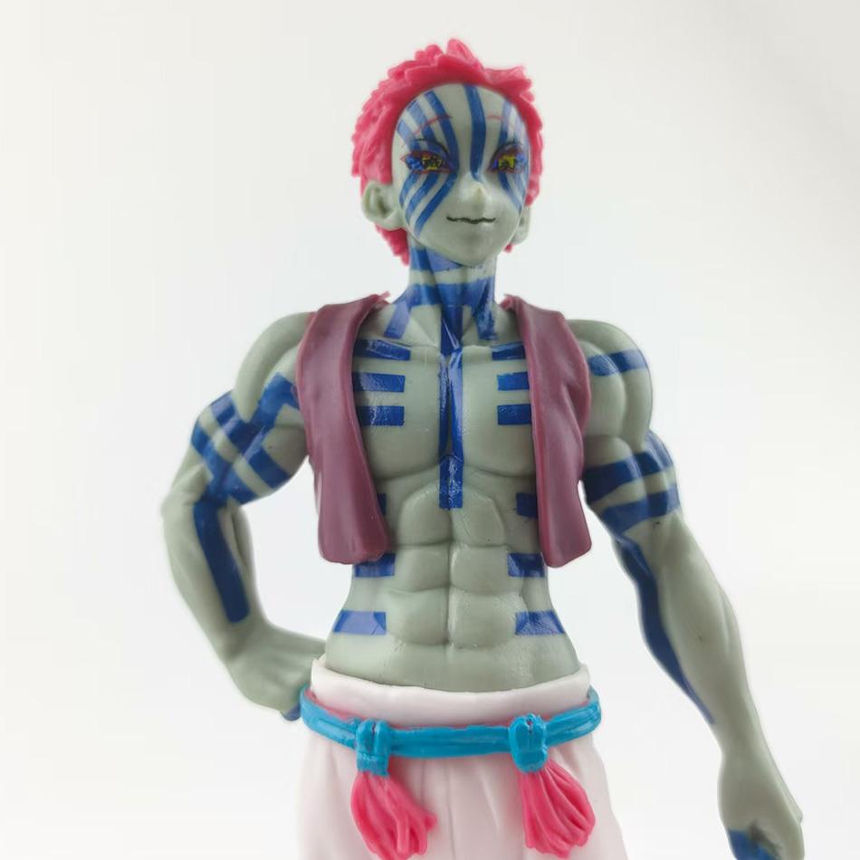 15cm Anime Figurka Demon Slayer Figurky Slayer Akaza Panenka Figurka Bojovník Akční Figurka Model Hračky Anime Model Figurka Panenka do Auta