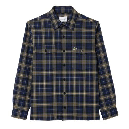 Lacoste Men's Checked Oversized Overshirt
