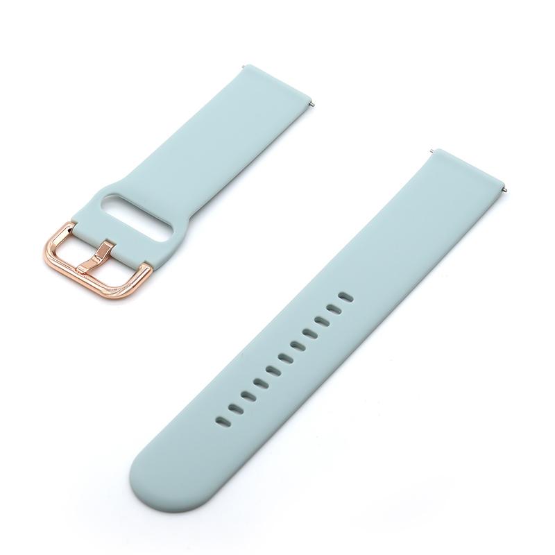 20mm 22mm Silicone Strap for Samsung Galaxy Watch 4/3/Huawei Watch 3/GT2/Amazfit Bip Bracelet Strap for Active 2 42mm 40mm Band