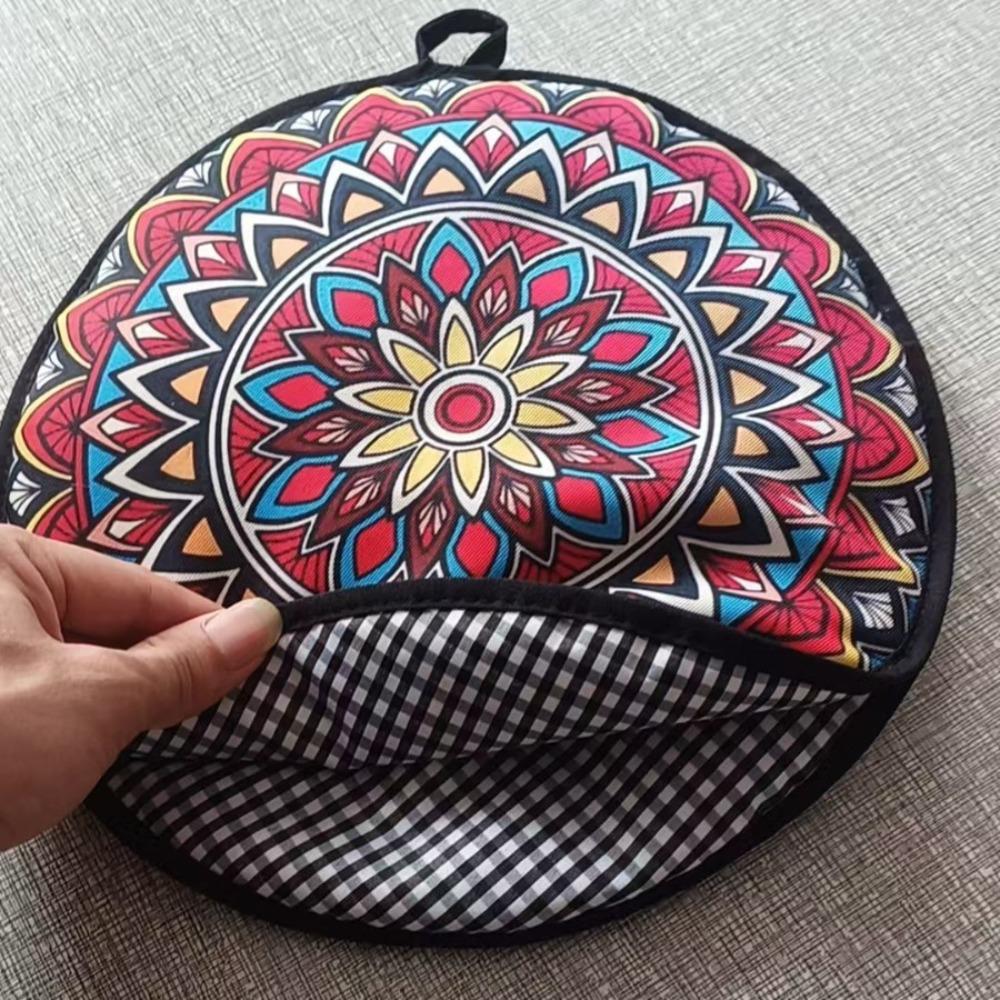 Microwavable Tortilla Warmer Pouch Insulated Heat Reusable Tacos Insulated Bag 12 Inch Keeps Warm Tortilla Keeper Camping