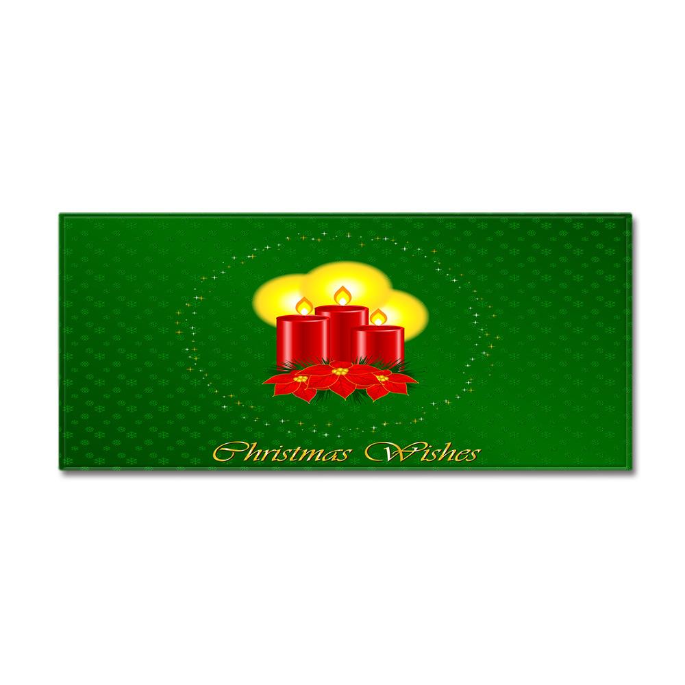 Christmas Kitchen Sand Carpet Doormat Long Floor Mat