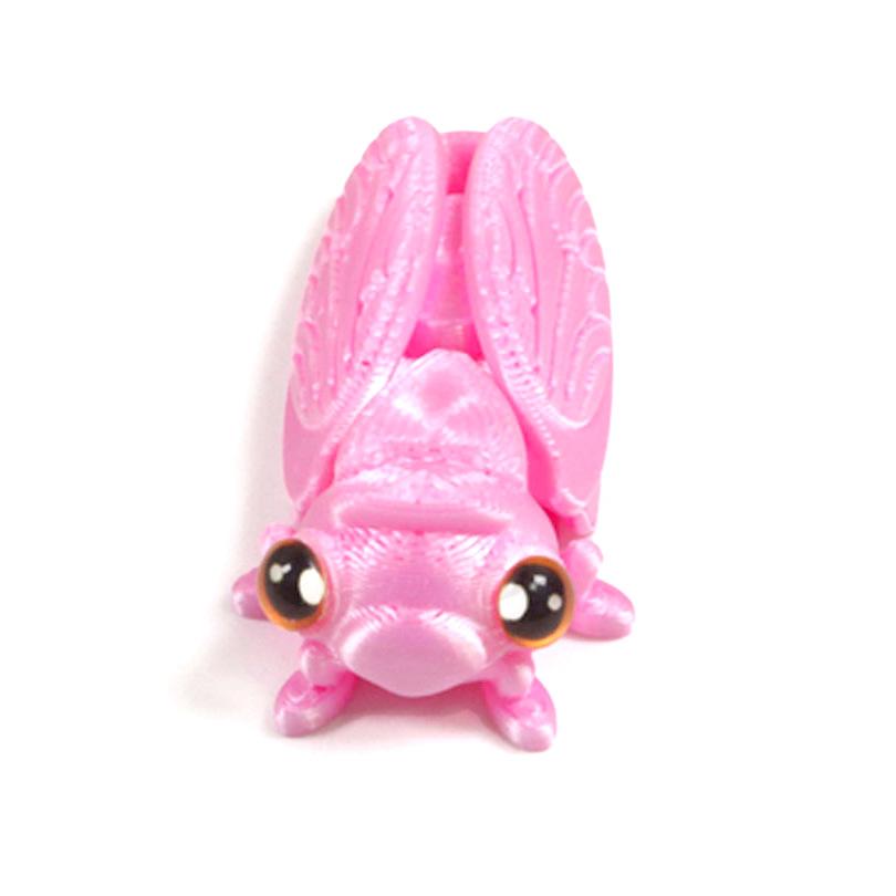 Cute Summer Mini Cicada Toy Statue 3D Printing Toy Simulation Insect Cicada Robin Toy Model Desktop Decor Small Ornaments Gift
