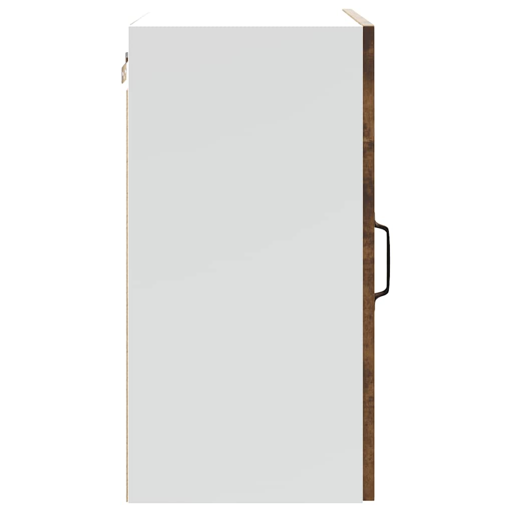 Lower Wall-Mounted Kitchen Cabinet, Kalmar, Smoked Oak