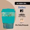 Ecoffee Cup (Ecofee Cup) - Reusable, Eco-Friendly Cup and Saucer, Vincent Van Gogh, 350ml, 812 033