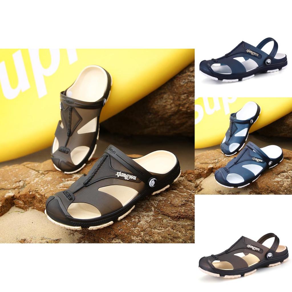 Versatile Mens Flip Flops Sandals Rubber Casual Men Shoes Summer Fashion Beach Slippers