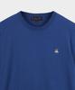 BROOKS BROTHERS Cotton Crew Neck Short Sleeve Sweater (Blue) (Bbwrmb201Amfm)