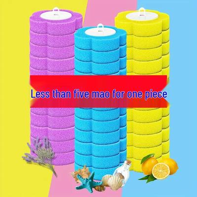 Disposable Antibacterial Toilet Brush Head - Polishing and Cleaning Tool