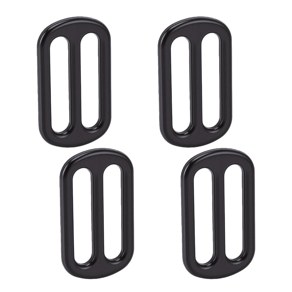 10 Pcs Slide Buckle 43x26mm Webbing Strap Adjustable Buckle Fastener Metal Strap Slider Adjuster for Clothing Bag