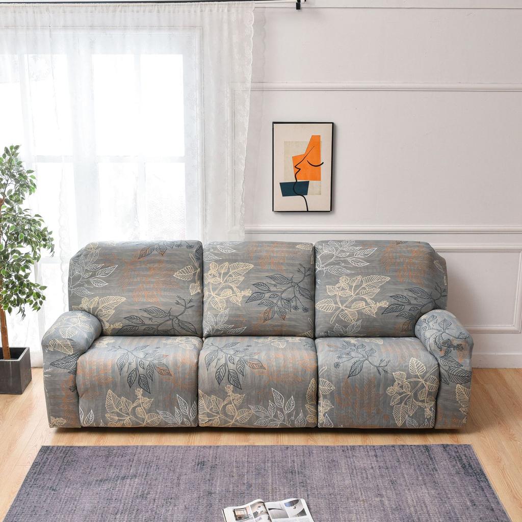 Potah na pohovku Křeslo Potah na pohovku pro dvoumístné a třímístné pohovky Celoroční květinový potisk Chránič pohovky