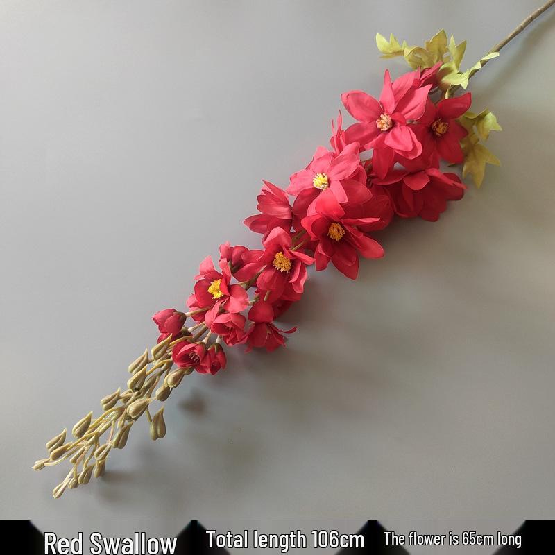 Shunran Dark Red Wine Artificial Wedding Flowers for Chinese Engagement Décor & Aisle Hanging Displays