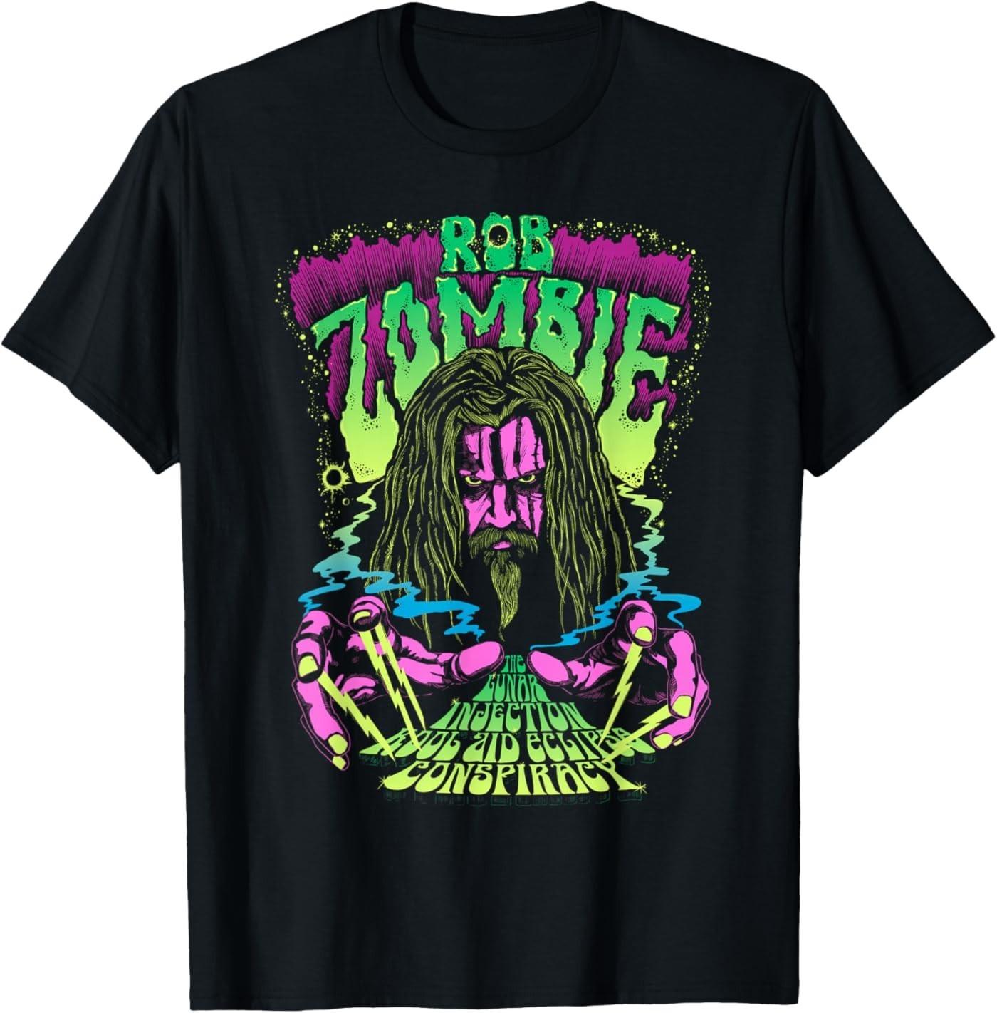 Rob Zombie Lunar Neon T-Shirt S разноцветный
