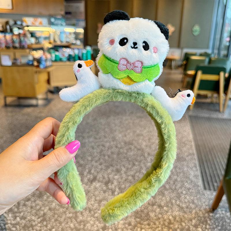 Cute Cartoon Capybara Headband For Women Girls Sweet Versatile Hairbands Exquisite Funny Hair Accessories Birthday Gifts