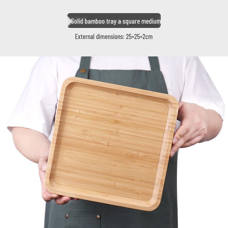 Japanese Style Bamboo Serving Tray