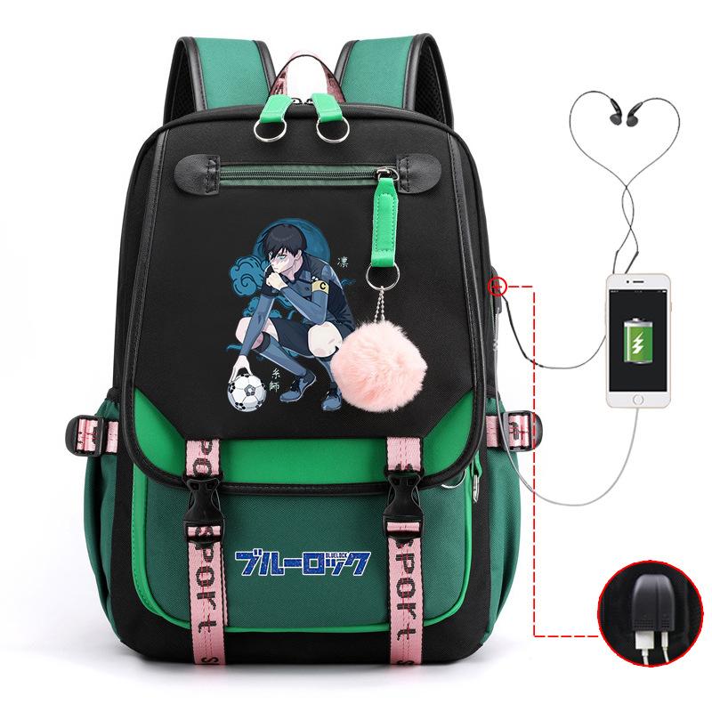 Blue Prison Anime Peripheral Ridge Backpack Seijiro Fashion Student School Bag Large Capacity