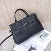 Retro Genuine Leather Women's Bag New Large Capacity Commuting Platinum Bag Women's Shoulder Bag Hand Tote Bag