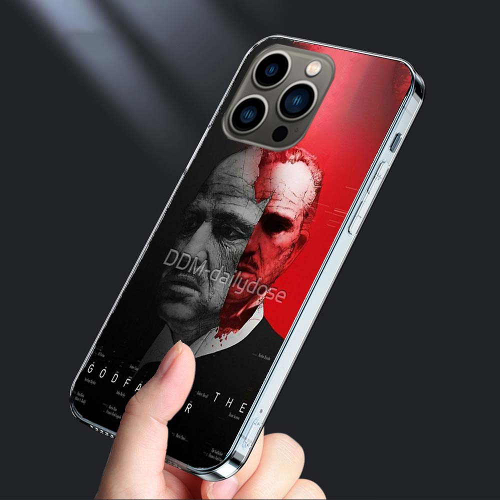 --The Godfather Phone Case For Iphone 16E 15 Pro 14 Plus 17E 16 17 Pro Max Air 11 12 13 Mini Shockproof Capa Cute Cover TPU C