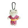 Cute Kimono Smiling Big Eyes Frog Plush Toy Keychain Pendant For Bag Charm And Gift