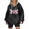 Women's Fashion Casual Christmas Angel Print Pullover Long-Sleeve Sweatshirt