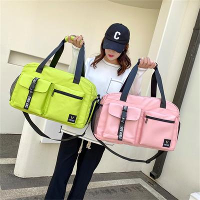 New Wet and Dry Separation Double Pocket Fitness Bag Portable Oxford Cloth Sports Luggage Large Capacity Travel Bag 0