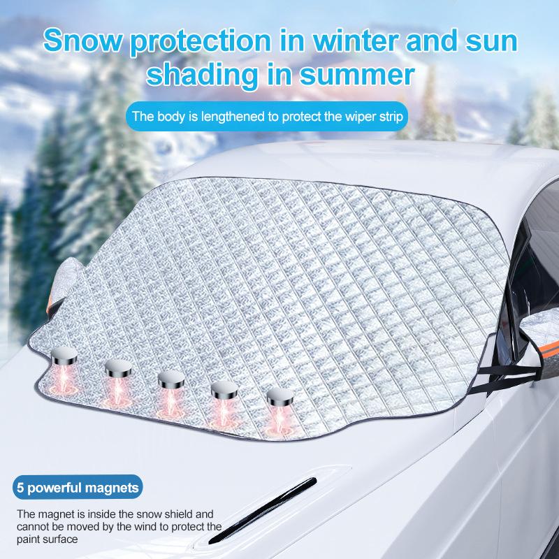 Magnetic Car Snow Ice Protector Window Windshield Sun Shade Front Rear Windshield Block Cover Visor Auto Exterior Accessories