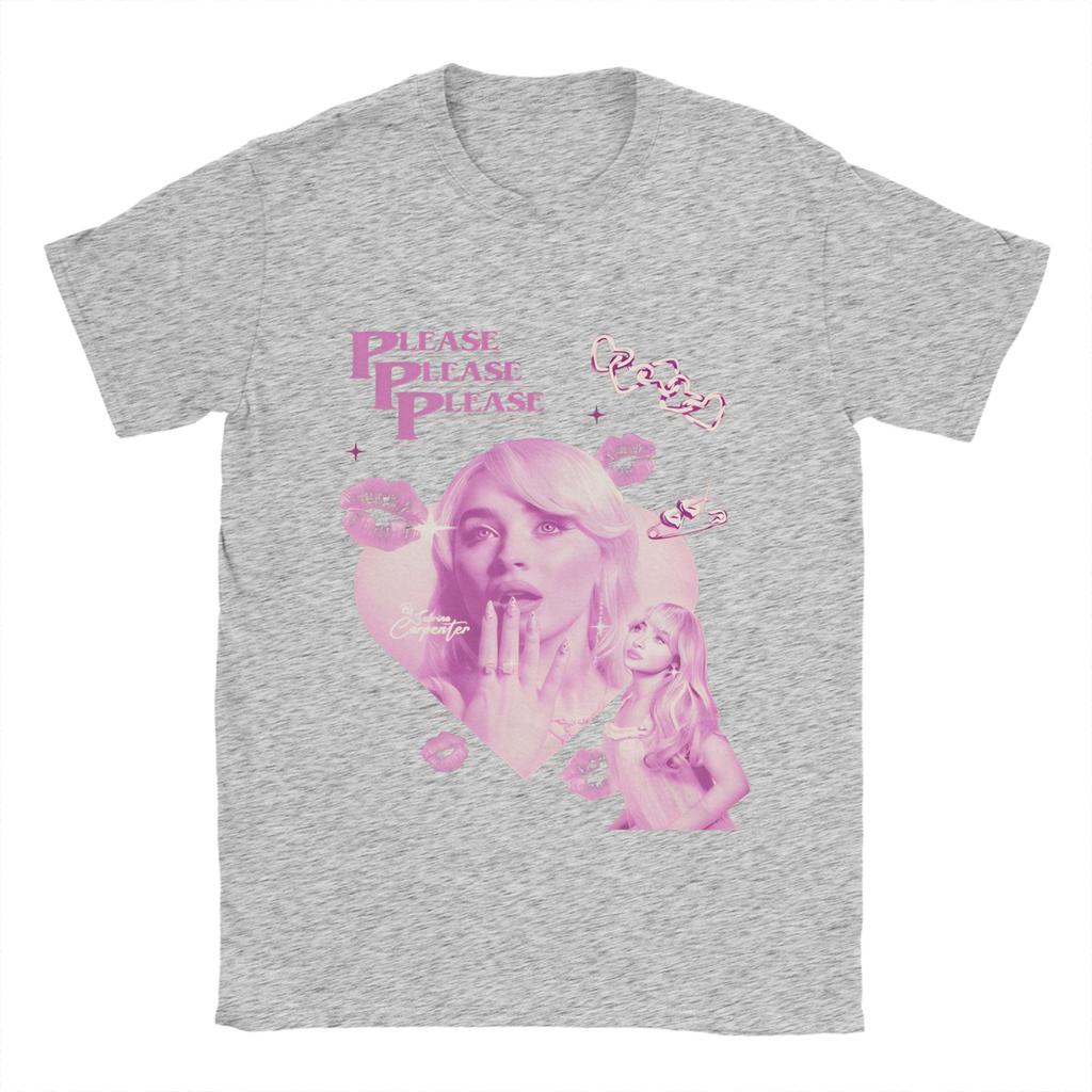 Sabrina Carpenters   T-Shirt Summer  Cotton T Shirts For Men Leisure Casual Tee Shirt Short Sleeve Y2K Funny Tees