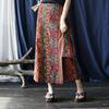 Women's Retro Literary and Artistic Old Washed Loose Summer Skirt One-piece Women's Skirt